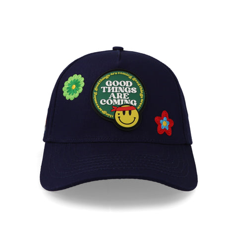 Gorra Problematic Good Things Curve Marino Unitalla