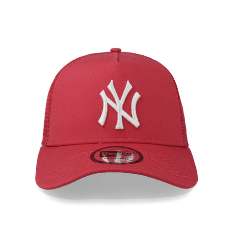 Gorra New Era 9 Forty League Trucker Yankees Rosa Uni