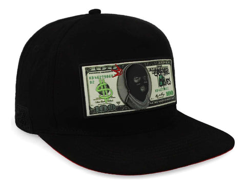 Gorra Cash Only Dollar Crimes Negro Unitalla