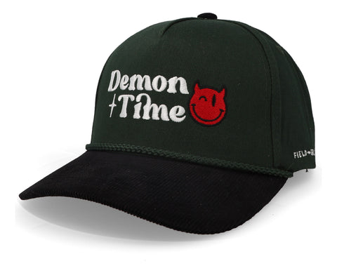 Gorra Field Grade Demon Time Corduroy Brim 1004 Green/blk