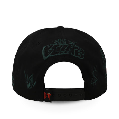 Gorra JC Hats Natanael Cano Pacas de Billetes Negro Unitalla