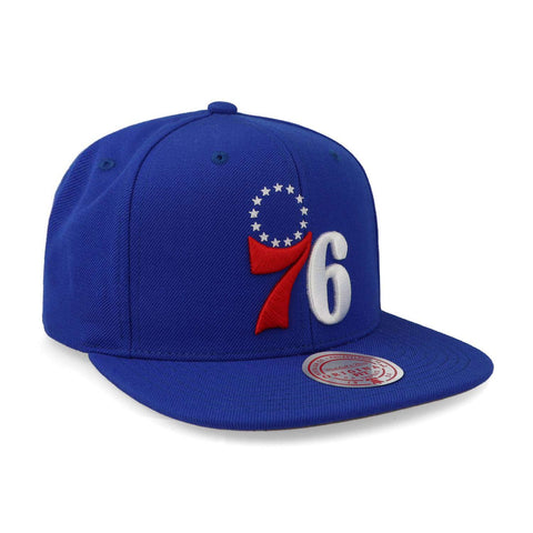 Gorra Mitchell & Ness NBA Team Ground Snap 76ers Azul Uni