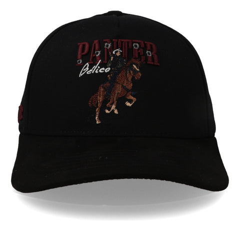 Gorra Gallo Fino Panter Belico Montado Negro