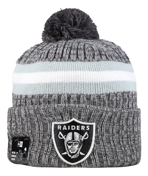 Bonete New Era M Sptknt Cw Nfl Sideline 23 Raiders Gris Obsc