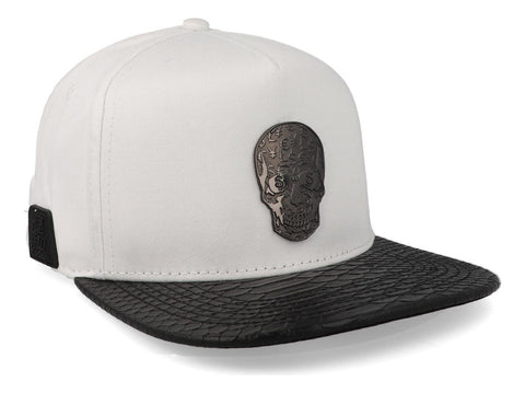 Gorra Cash Only 23 Skull Negro & Blanco Unitalla