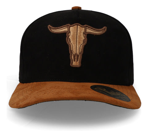 Gorra Piales Viejo Oeste Negro 0014 Negro/ladrillo Unitalla