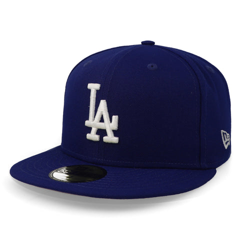 Gorra New Era 59 Fifty MLB Dodgers Throwback Azul Cerrado