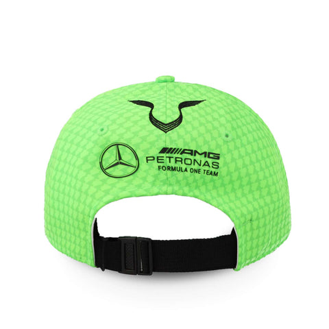 Gorra Mercedes Hamilton British Edition Verde Neon Uni