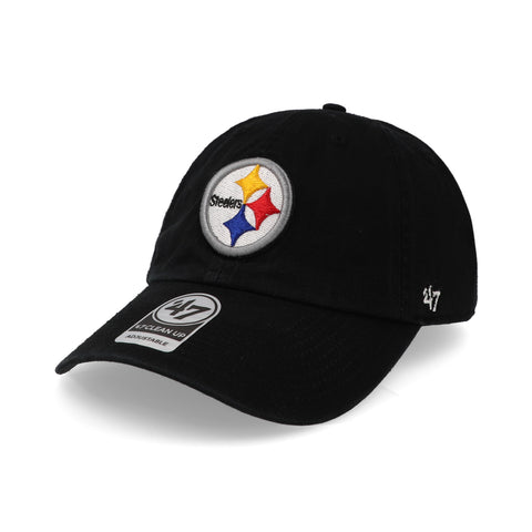 Gorra '47 NFL Steelers Clean Up Negro Unitalla
