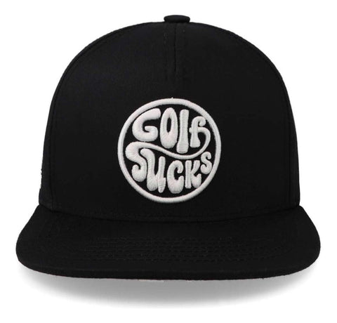 Gorra Golf Gods Retro Golf Sucks Negro Unitalla