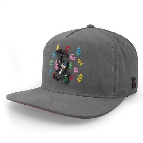 Gorra Cash Only 23 Monopoly Beige Visor Gris Unitalla