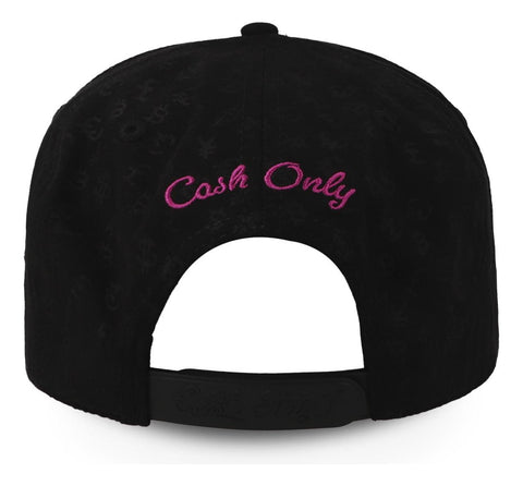 Gorra Cash Only Amex Pink Full Print Negro Unitalla