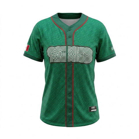 Jersey Mundial México Home Verde Mujer